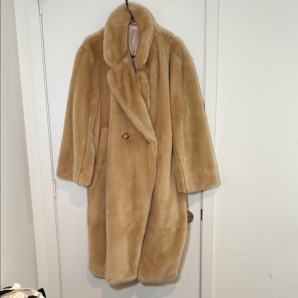 H&M Cozy Tan Teddy Jacket